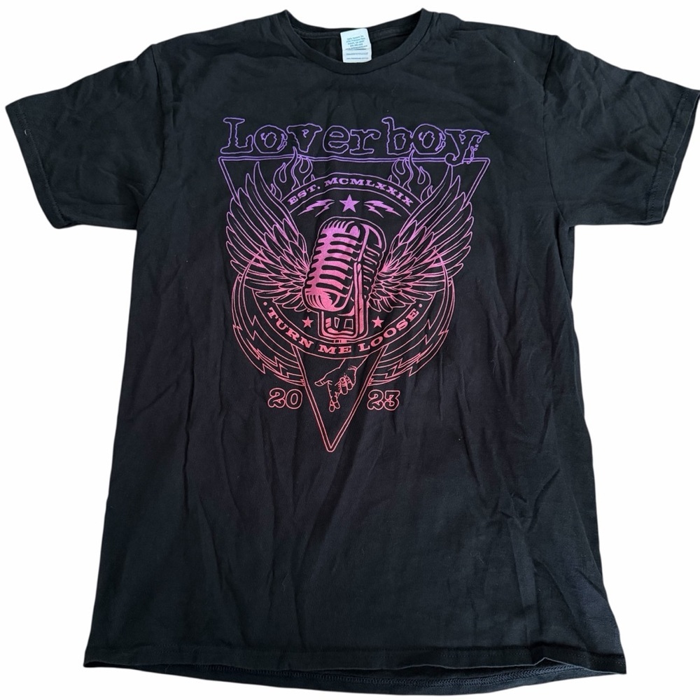 Loverboy 2023 Licensed Tour Tee MEDIUM NEW